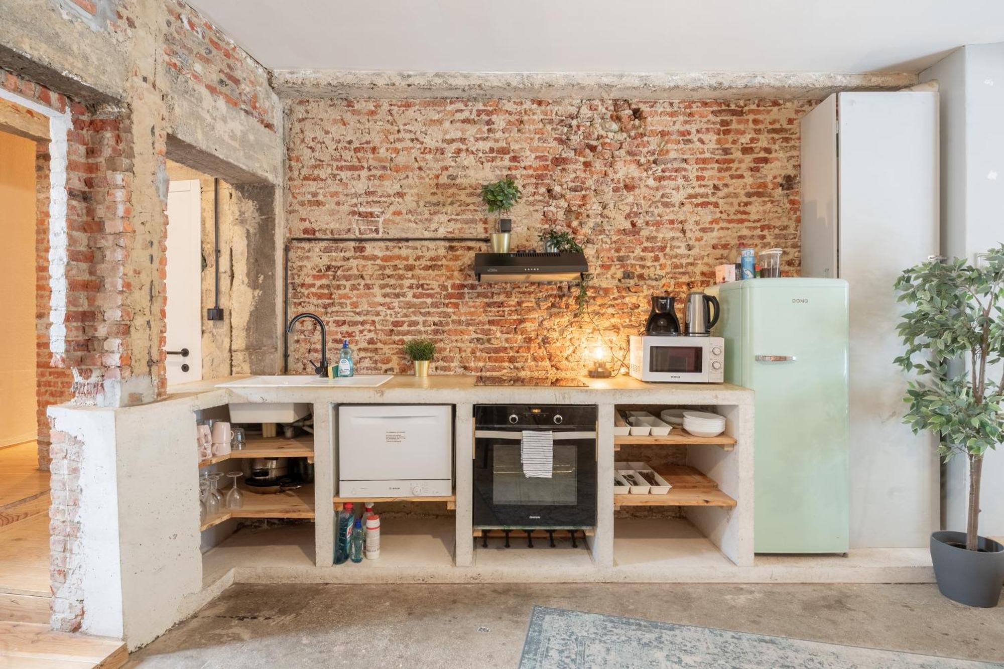 The Industrial Apartments Antwerpen Bagian luar foto